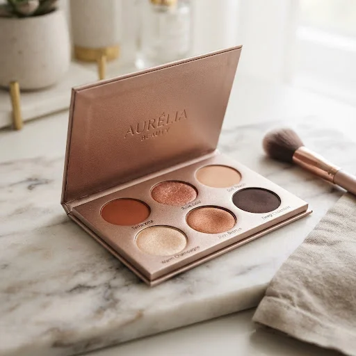 Six-Shade Eyeshadow Palette — Warm Neutrals